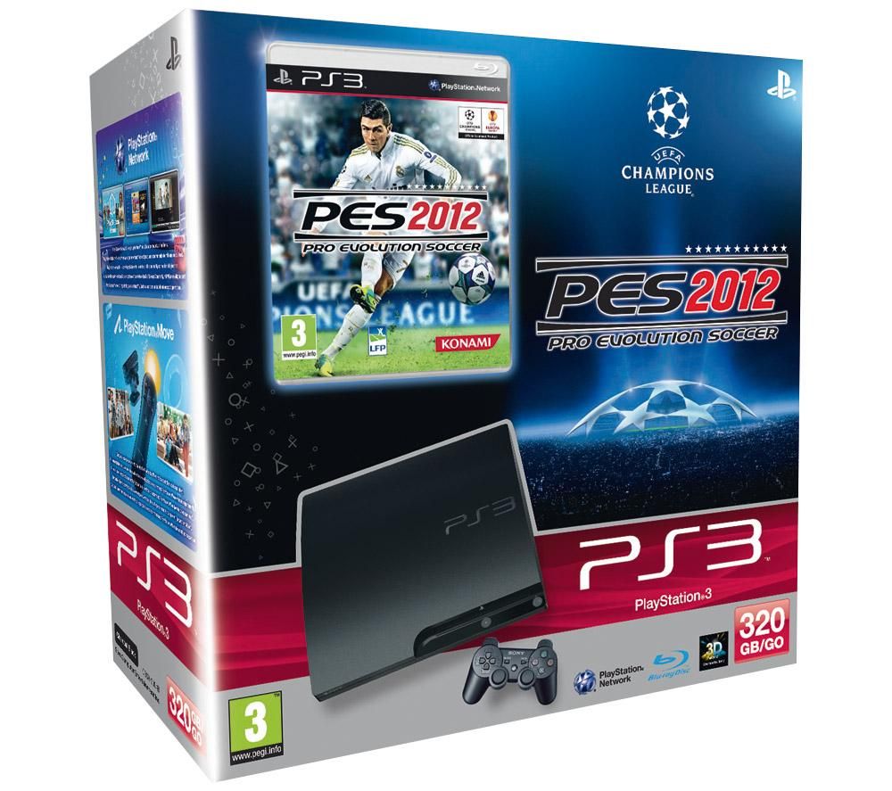 PS3 320GB PES 2012 - חבילה מושלמת
