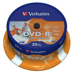 VERBATIM DVD -R 4.7GB 50 Pack Cake