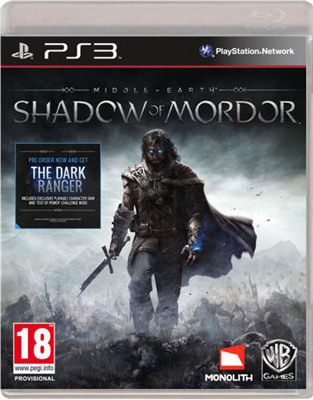 PS3 - Middle earth Shadow of Mordor The dark ranger