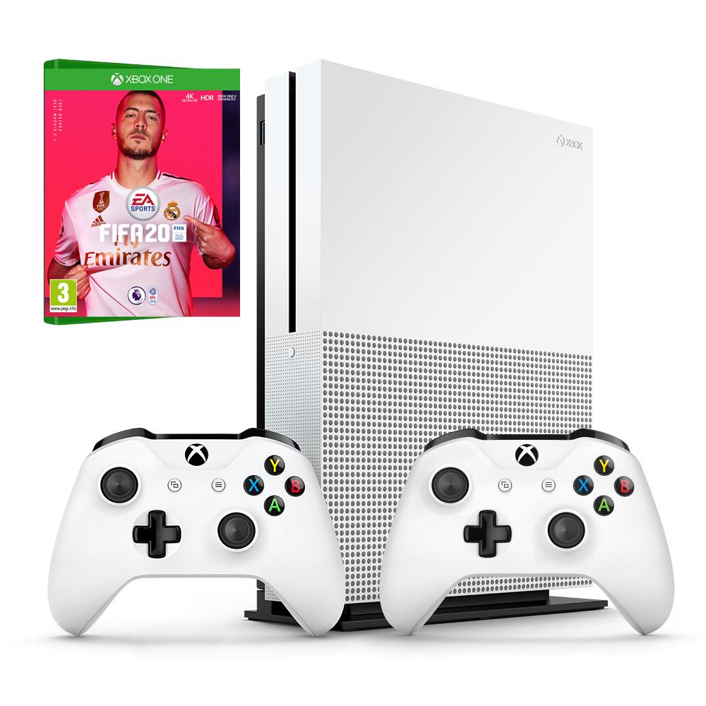 Xbox One S 1TB + שלט נוסף + FIFA20