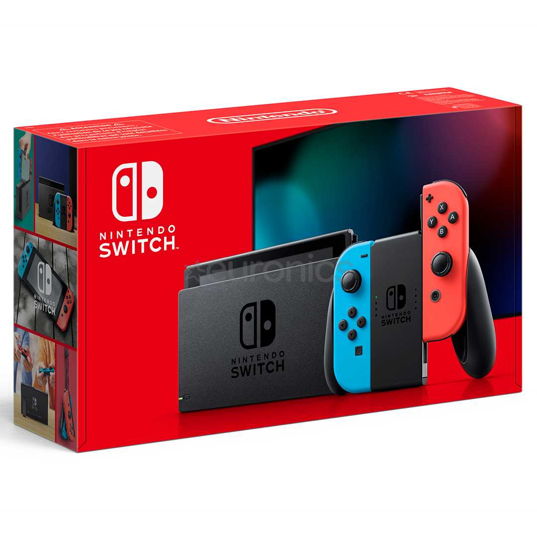 Nintendo Switch  V1.1 - Neon Red