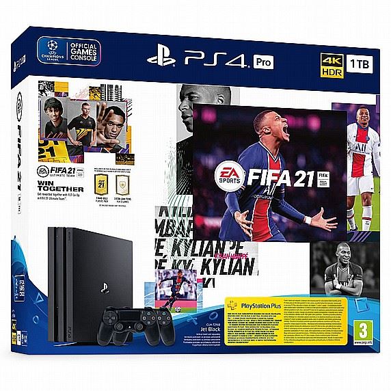 Playstation 4 Pro 1TB + Dualshock 4 + FIFA 21