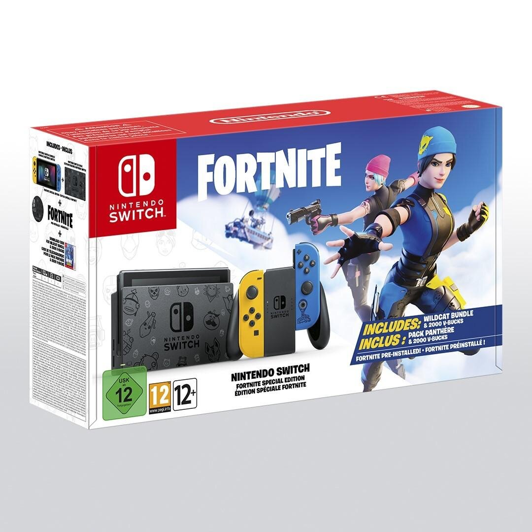 Nintendo Switch  V1.1 Fortnite Special Edition