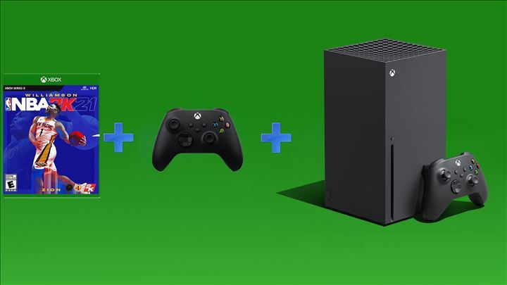 XBOX Series X 1TB SSD + עוד שלט + NBA 2K21