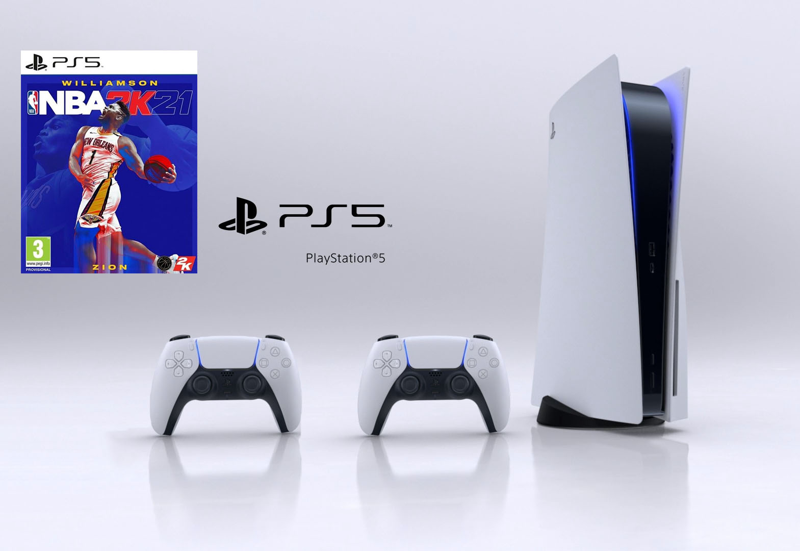 Playstation 5 825GB SSD + שלט נוסף + NBA 2K23