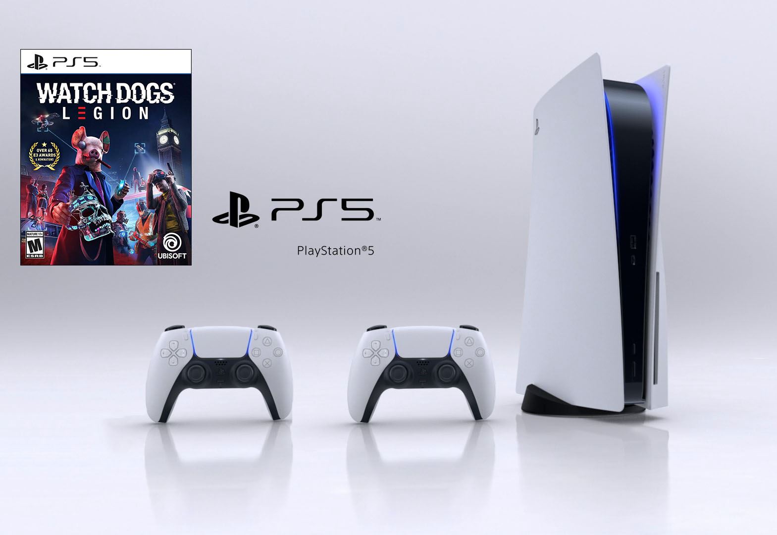 Playstation 5 825GB SSD + שלט נוסף + WATCH DOGS