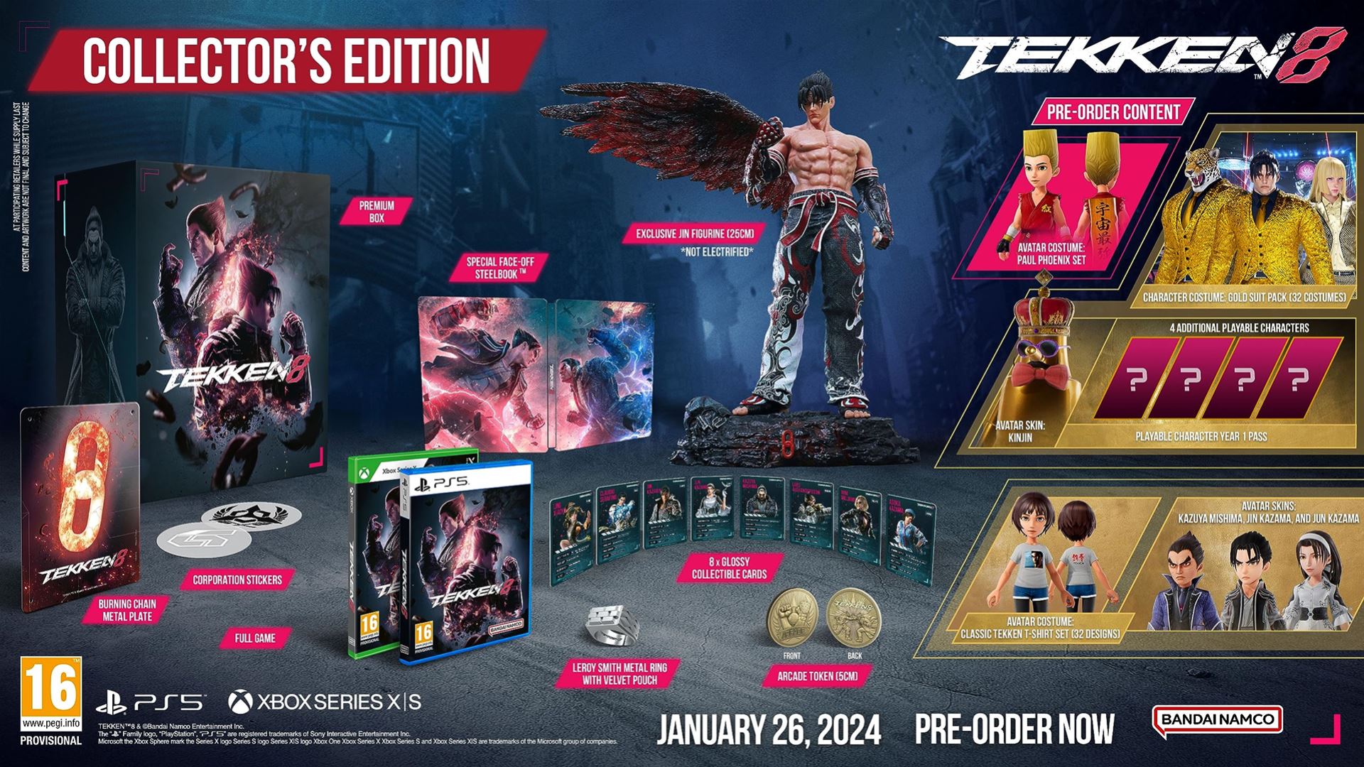 PS5/XBOX SERIES- Tekken 8 Collector's Edition