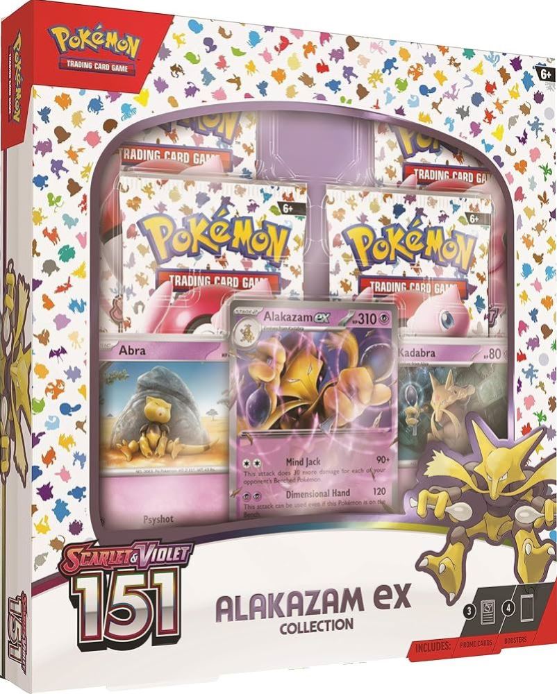 מארז קלפי פוקימון - Pokémon TCG: Scarlet & Violet 151 Collection Alakazam ex