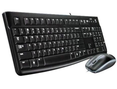 Logitech - מקלדת ועכבר Desktop MK120