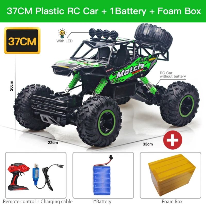 4WD RC GREEN- מכונית עם שלט