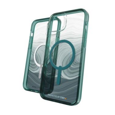 zagg iphone 14 plus green swirl