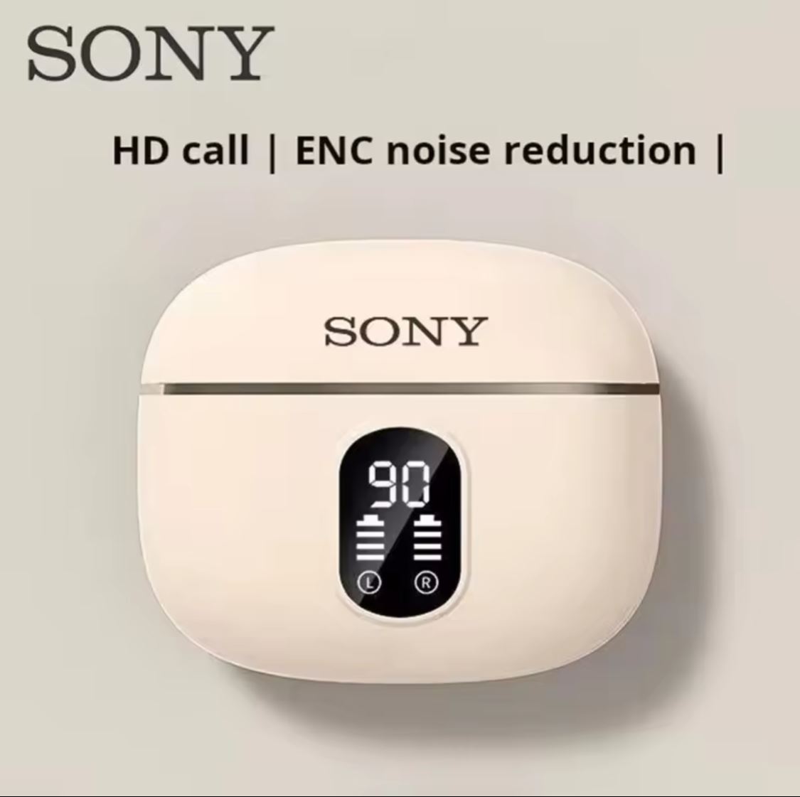 אוזניות אלחוטיות - Sony True Wireless HIFI Bluetooth 5.3 עם תצוגת LED
