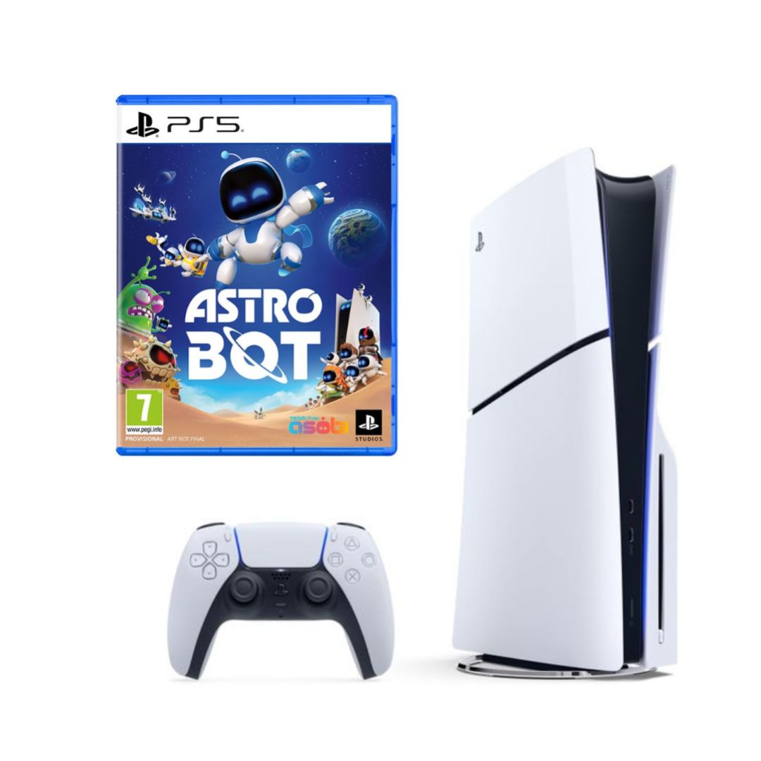 Playstation 5 Slim Blue-Ray + ASTRO BOT יבואן רשמי ישפאר