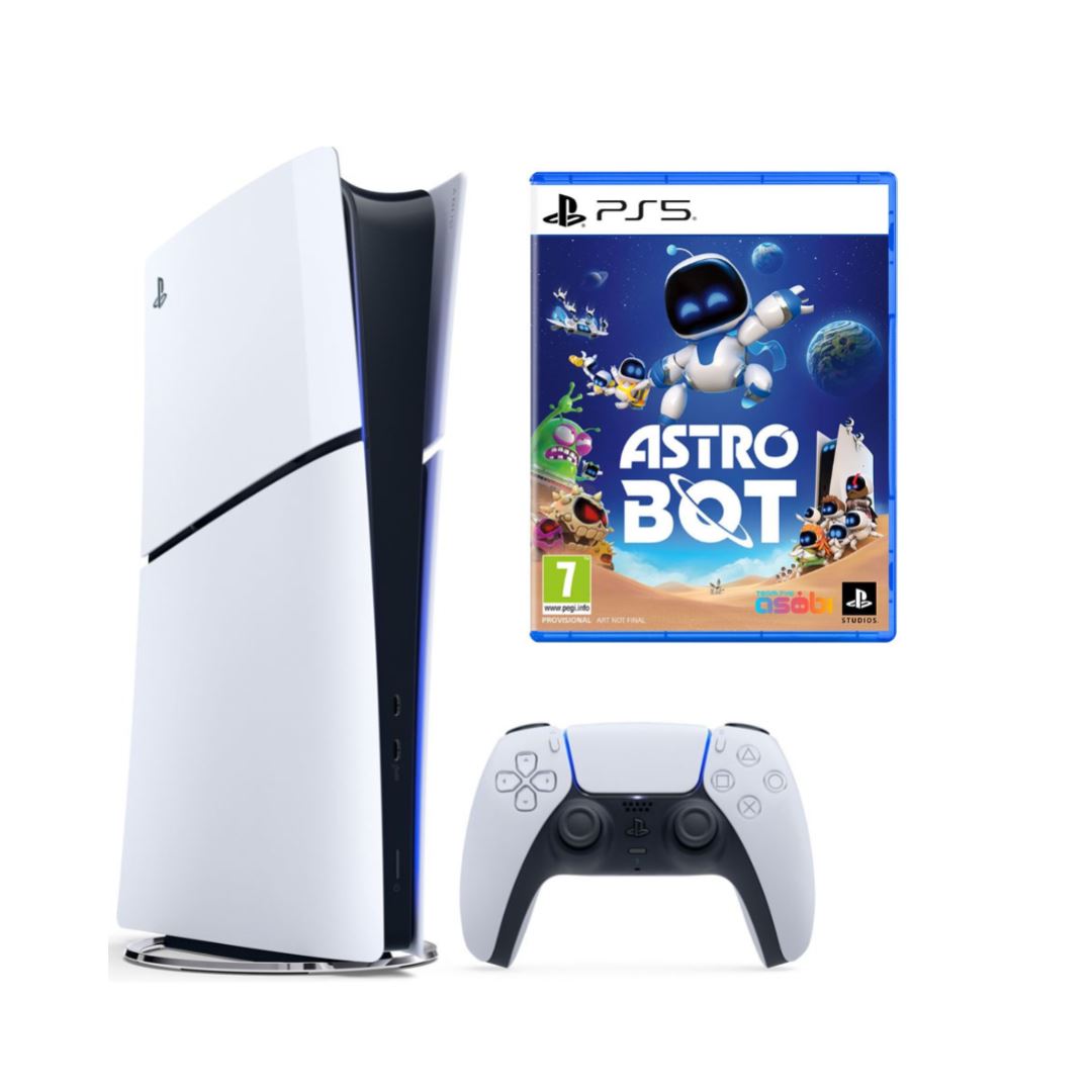 Playstation 5 Slim All Digital + ASTRO BOT יבואן רשמי ישפאר