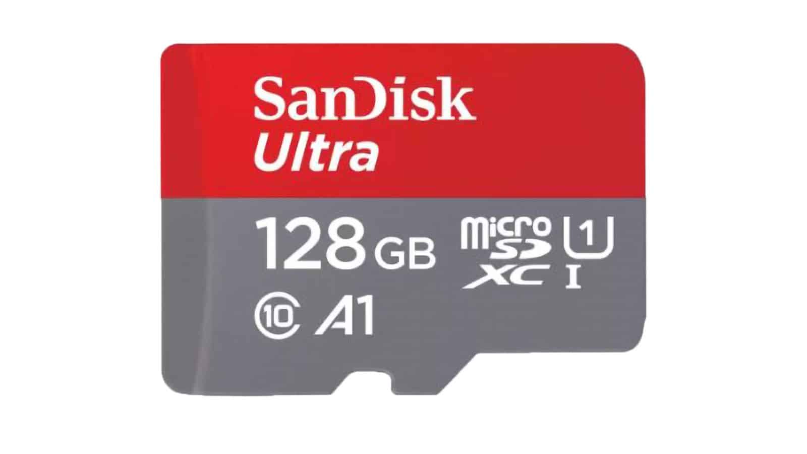 כרטיס זיכרון - Nintendo Switch SanDisk Ultra UHS I 128GB MicroSD Card