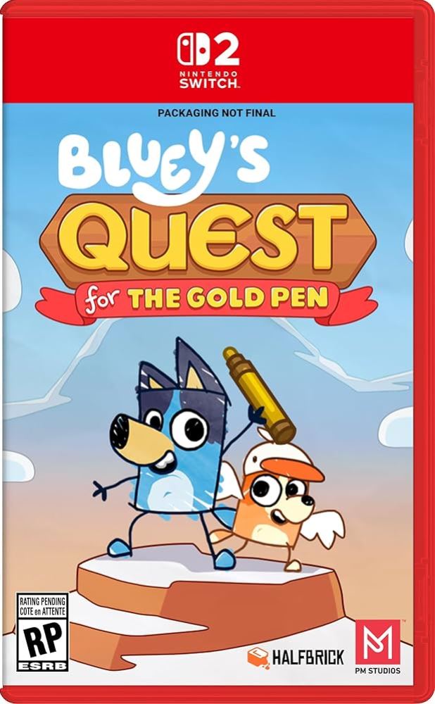 Nintendo switch 2- Bluey's Quest For The Gold Pen
