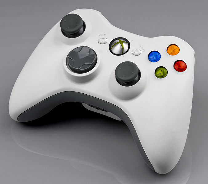 ג'ויסטיק אלחוטי לבן XBOX 360
