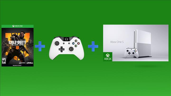 חבילת XBOX ONE Slim 1TB+ שלט נוסף + משחק COD Black Ops 4!
