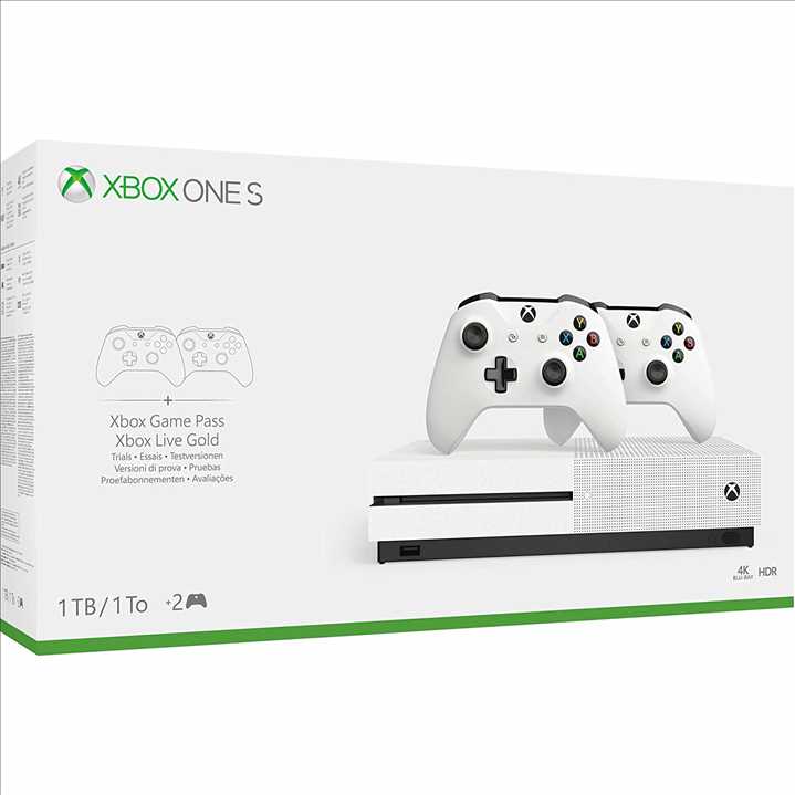 Xbox One S 1TB + 2 CONTROLLERS מחודש!