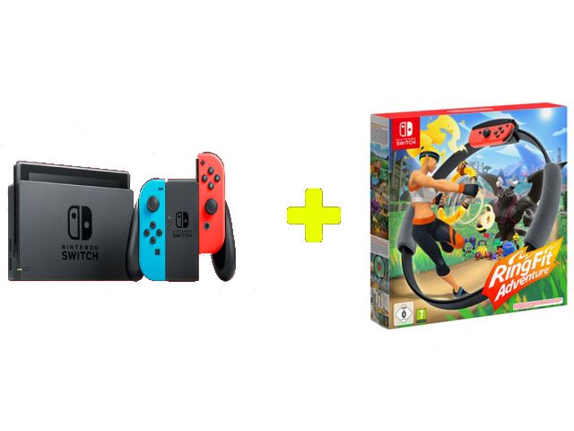 Nintendo Switch V1.1 + Ring Fit Adventures