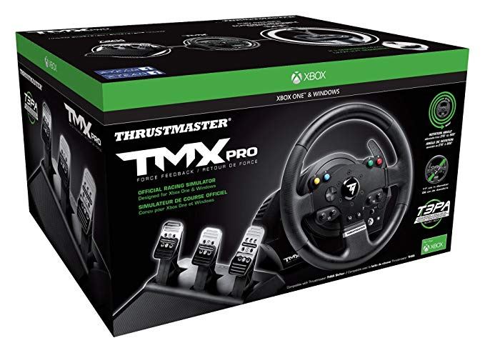 הגה מרוצים + דוושות ThrustMaster TMX PRO לPC / Xbox One