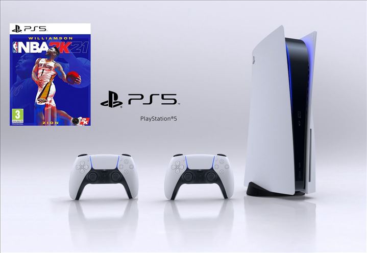 Playstation 5 825GB SSD + שלט נוסף + NBA 2K23