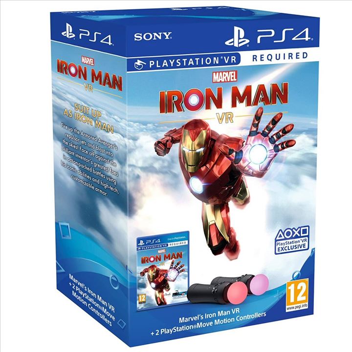 PS4 PlayStation Move + Iron Man