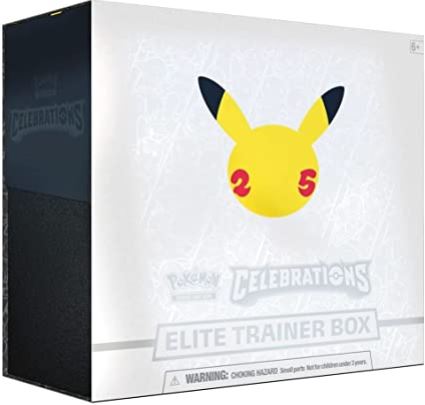 Pokemon 25th Anniversary Celebrations Elite Trainer Box