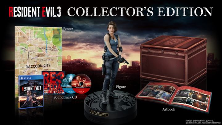 PS4/XBOX- resident evil 3 collector's edition