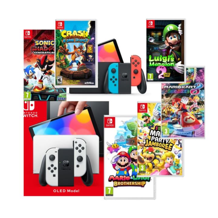 Nintendo Switch Oled + משחק לבחירה