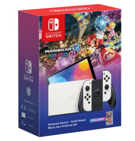 Nintendo Switch Oled + Mario Kart 8 Deluxe