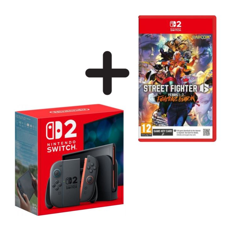 Nintendo Switch 2 + Street Fighter 6 Year 1-2 Fighters Edition