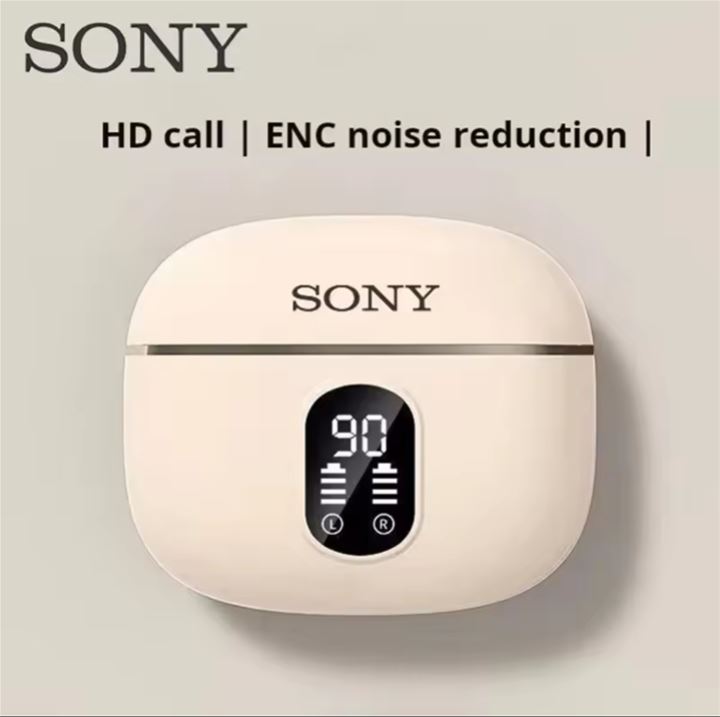 אוזניות אלחוטיות - Sony True Wireless HIFI Bluetooth 5.3 עם תצוגת LED