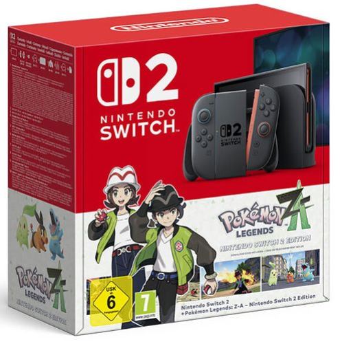 Nintendo Switch 2 + Pokemon Legends Z-A - הזמנה מוקדמת