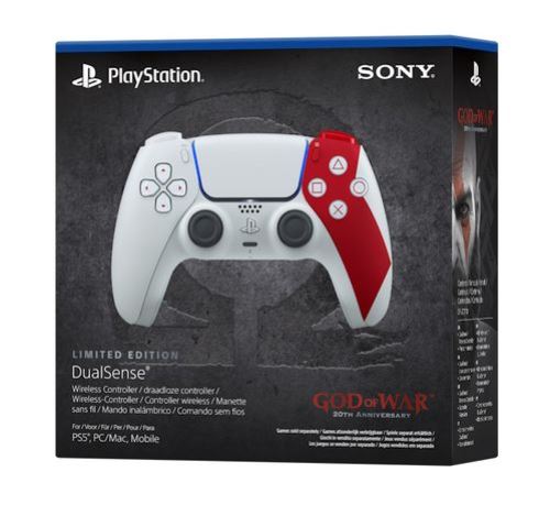PS5 - בקר אלחוטי - DualSense GOW 20th Anniversary LE - מהדורה מוגבלת ל־God of War - הזמנה מוקדמת