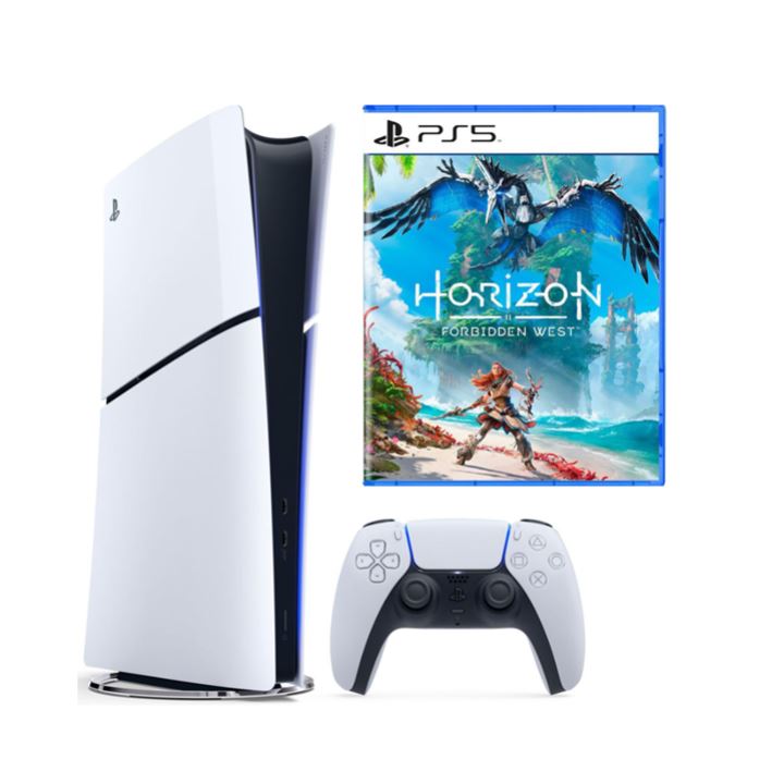 Playstation 5 Slim All Digital + Horizon Forbidden West יבואן רשמי ישפאר 