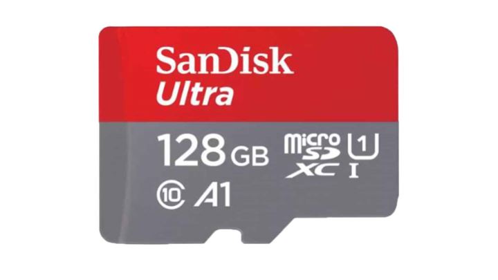 כרטיס זיכרון - Nintendo Switch SanDisk Ultra UHS I 128GB MicroSD Card