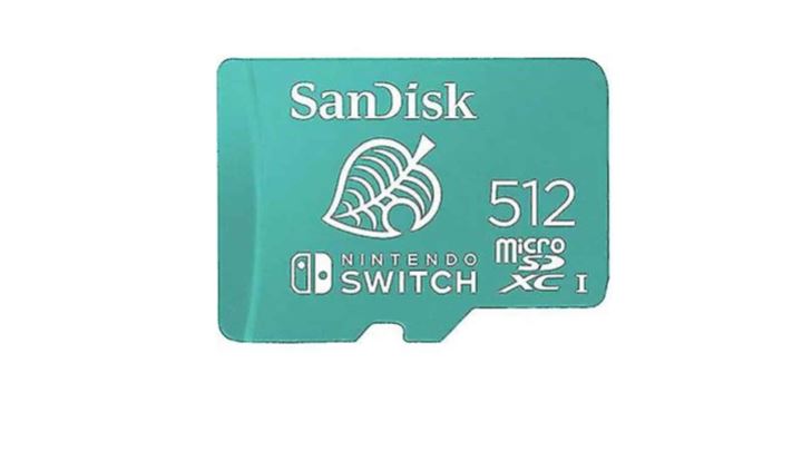 כרטיס זיכרון - Nintendo Switch SanDisk Ultra UHS I 512GB MicroSD Card