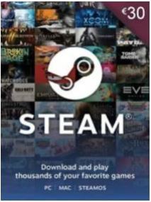  Steam Gift Card - 30 EUR