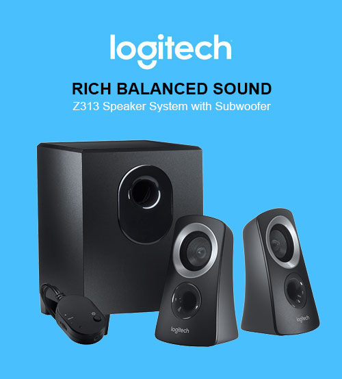 Logitech - Multimedia Speakers Z313