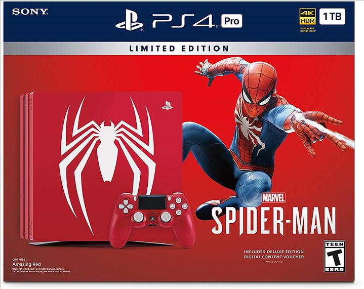 PS4 Pro 1TB Spider-man Limited Edition